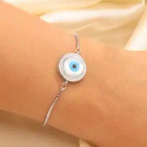 Adjustable Evil Eye Bracelet