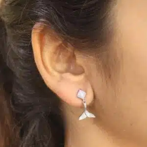 Mother Of Pearl Mermaid Earrings