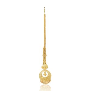 Ethnic Gold Plated Mang Tika – One Gram Jewellery Finish